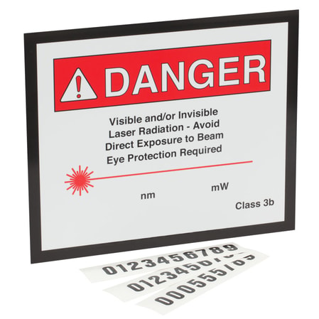 Thorlabs · LSL10-3B Class 3B Laser Safety Sign(日本では販売しておりません)