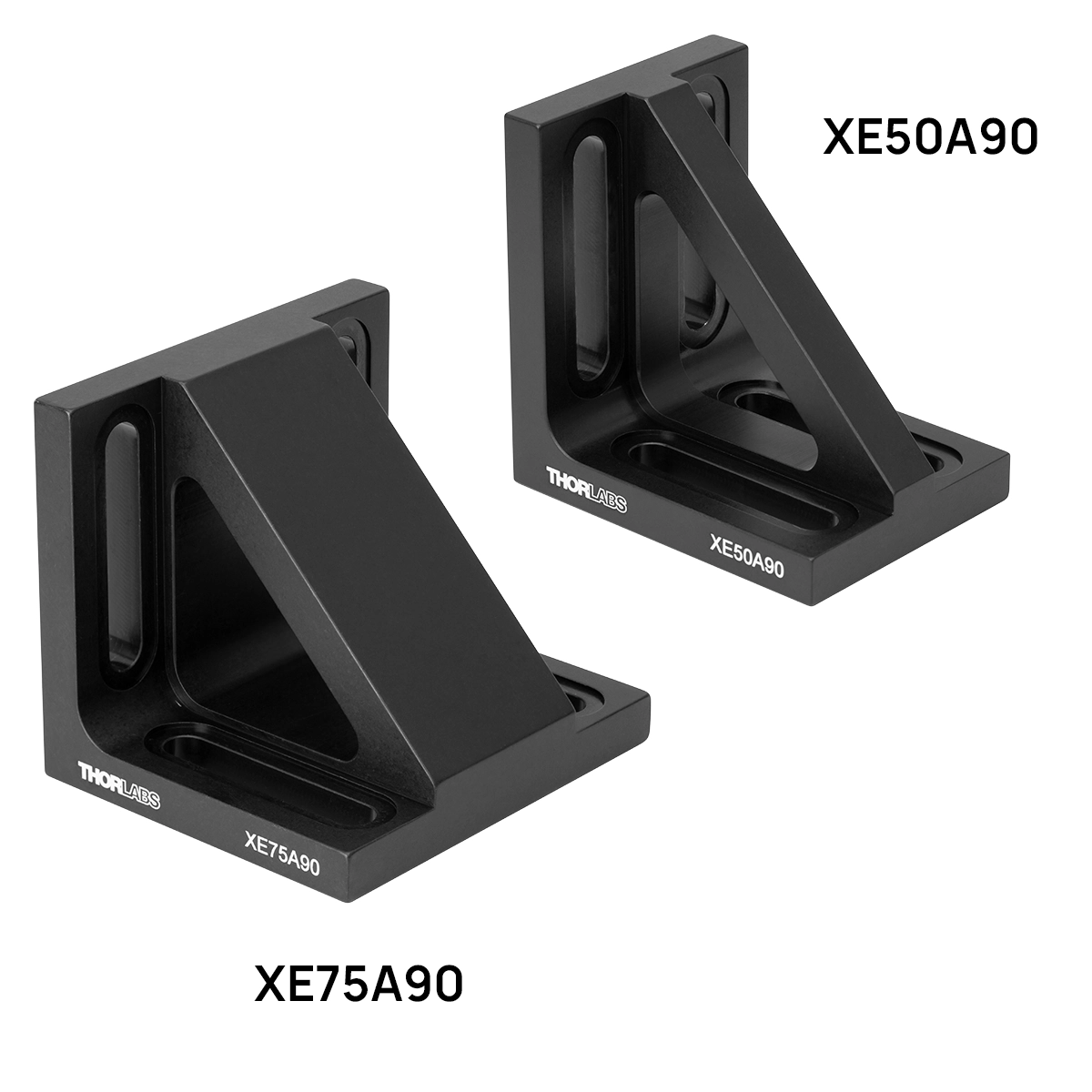 Thorlabs · Mounting Brackets & Gusset Plates for 50 mm & 75 mm Rails