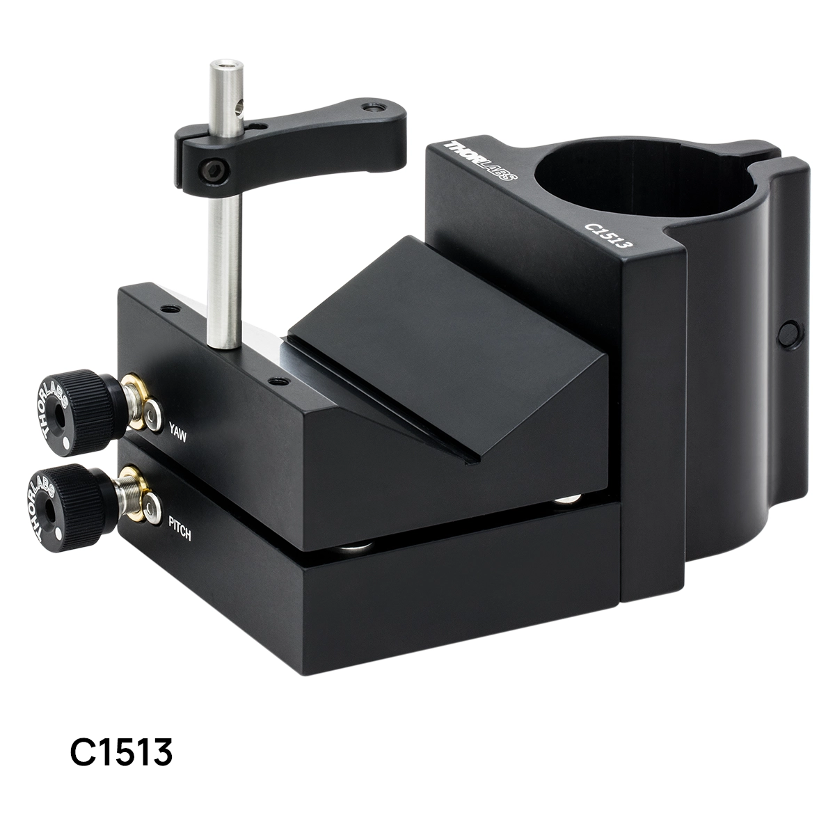 Thorlabs · Ø38 mm(Ø1.5インチ)ポスト用V字型クランプ