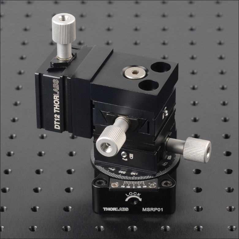 High Resolution Mini Rotation Stage Thorlabs · Manual Rotation Stages