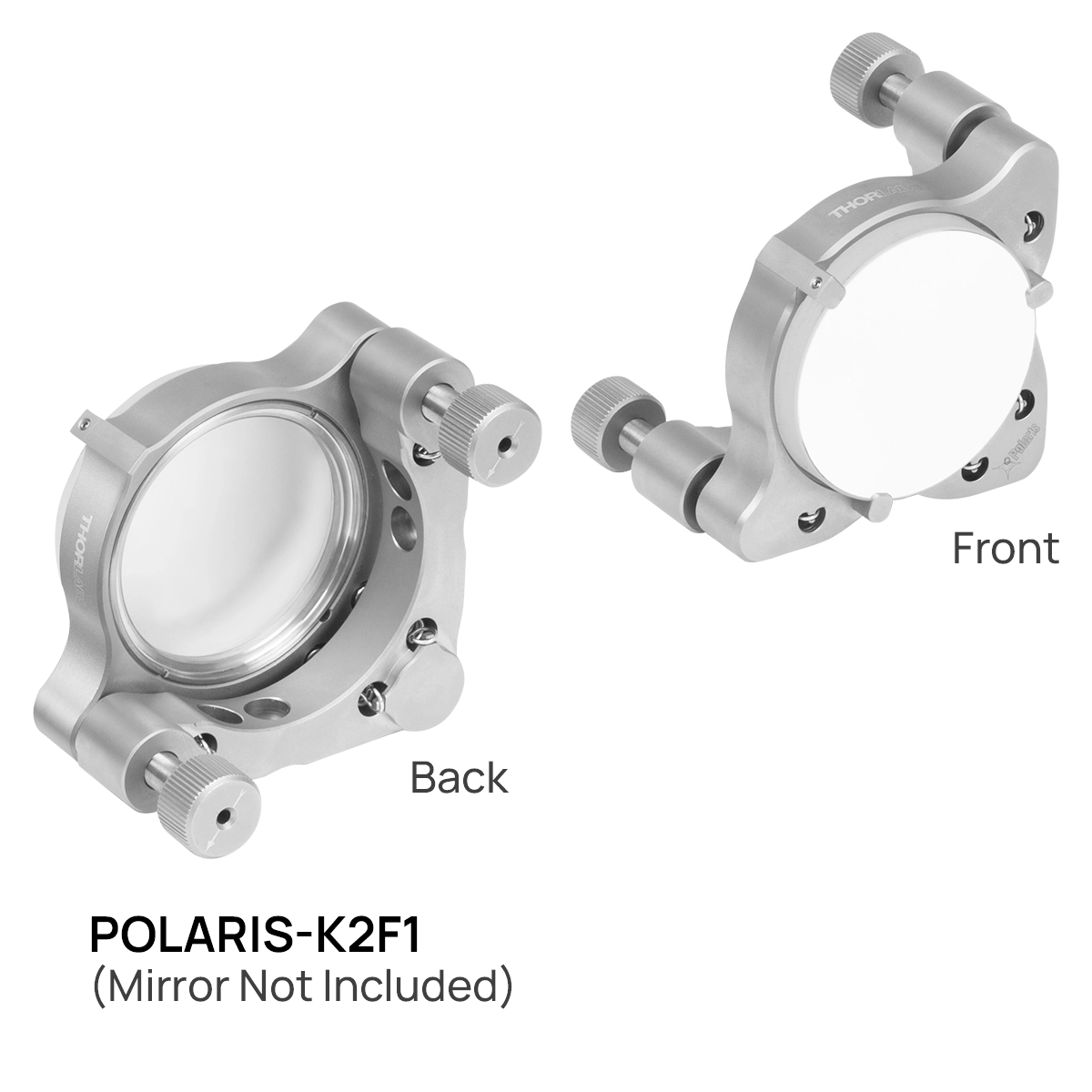 Thorlabs · Polaris® Low-Distortion Kinematic Mirror Mounts for Ø2