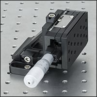 Thorlabs · クイック接続型(アリ溝付き)小型直線移動ステージ(リニア