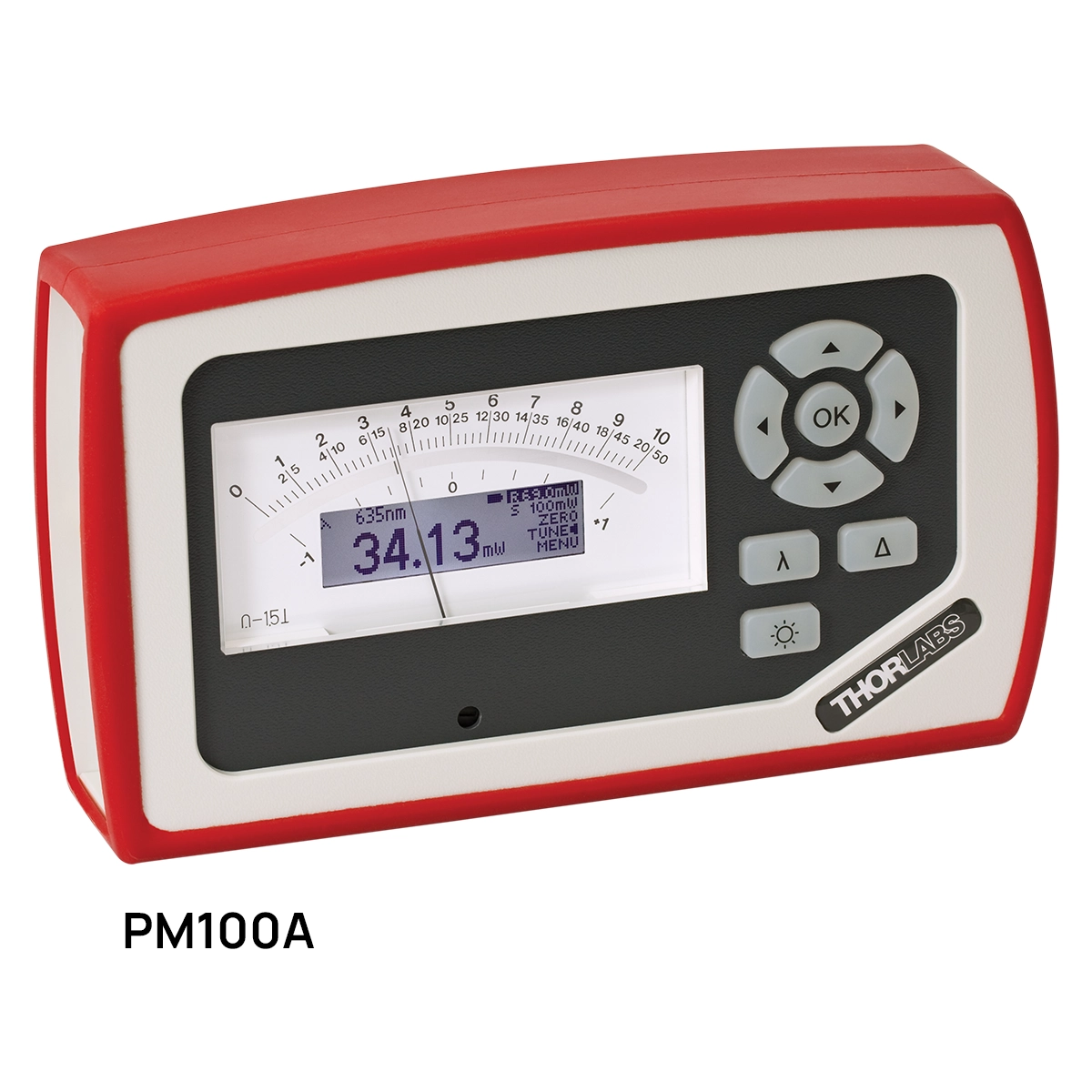Thorlabs · アナログ針＆液晶表示付きパワーメーターコンソール