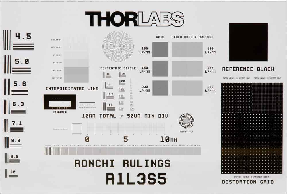 Thorlabs · Calibration Targets