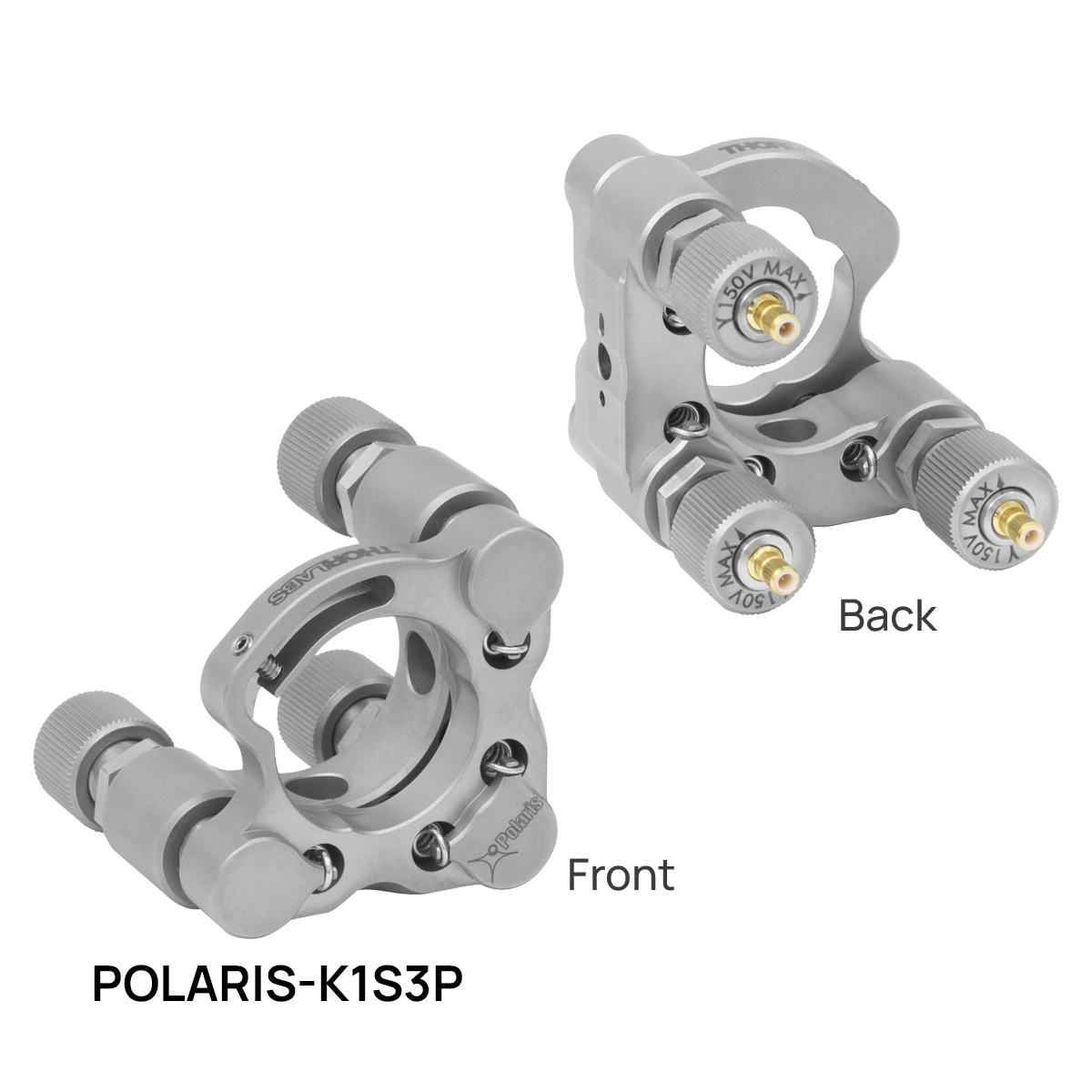 Thorlabs · Polaris® Kinematic Mirror Mounts with Piezoelectric