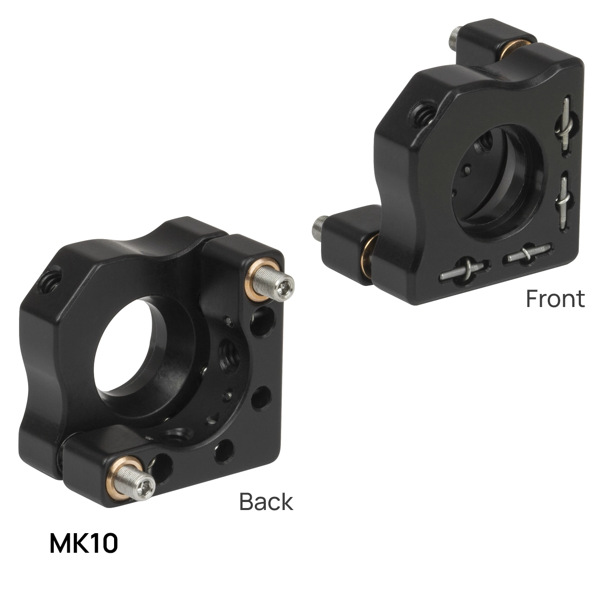 Thorlabs · Kinematic Mirror Mounts with Two Adjusters