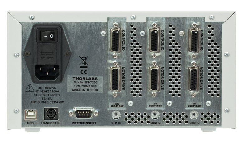 Thorlabs · Benchtop Stepper Motor Controllers