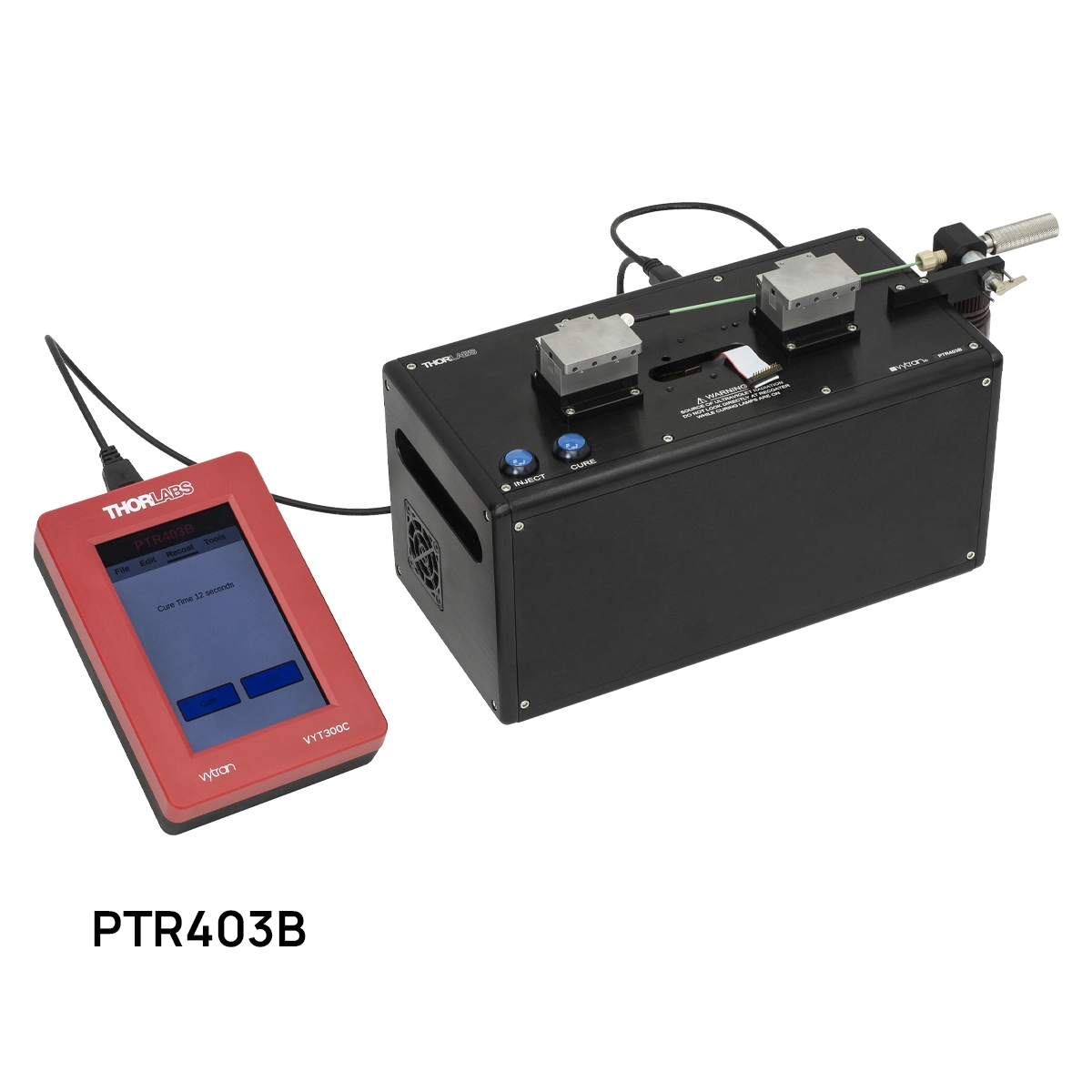 Thorlabs · Vytran® Fiber Recoaters with UV Curing LEDs