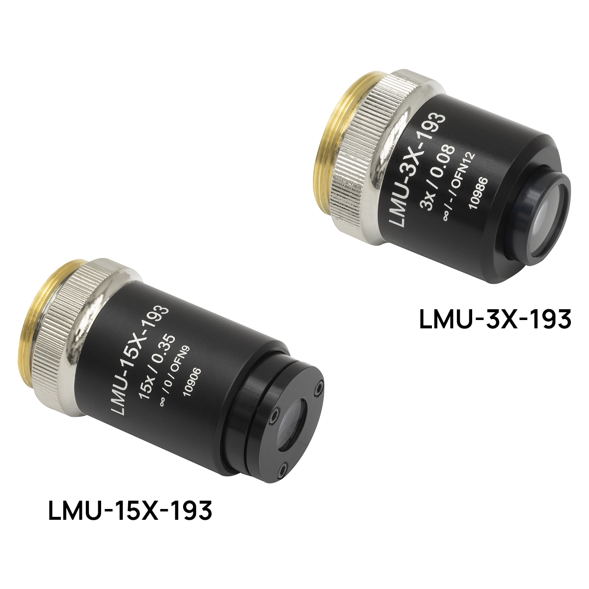 Thorlabs · High-Power MicroSpot® Focusing Objectives for UV Lasers