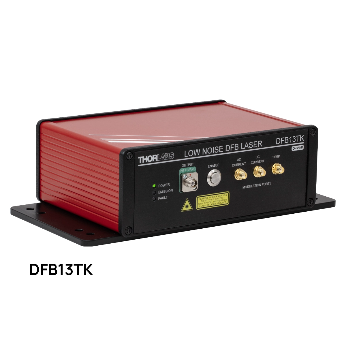 Thorlabs · Low-Noise, Narrow-Linewidth Laser System, O-Band (1310 nm) Thorlabs · Low-Noise, Narrow-Linewidth Laser System, O-Band (1310 nm)