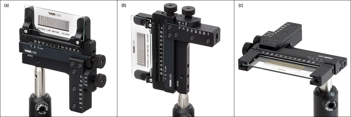 Thorlabs · Translating Rectangular Optic Holders