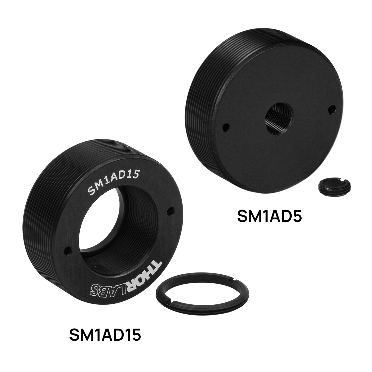 Thorlabs · Ø25.4 mm(Ø1インチ)アダプター、マウント無し光学素子用