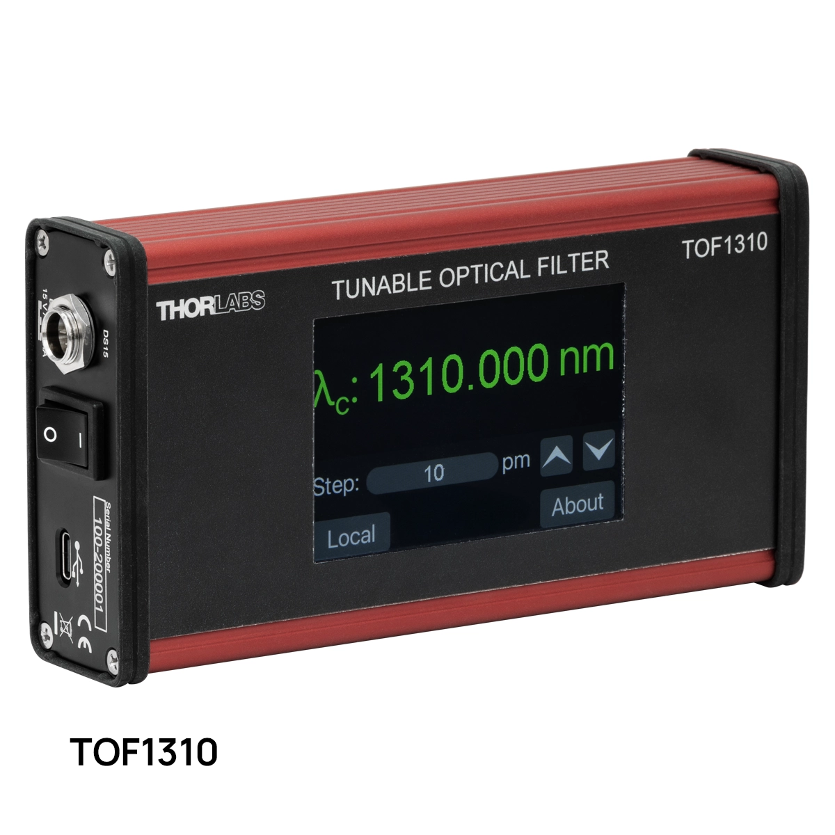 Thorlabs · O-Band and C-Band Tunable Bandpass Filters
