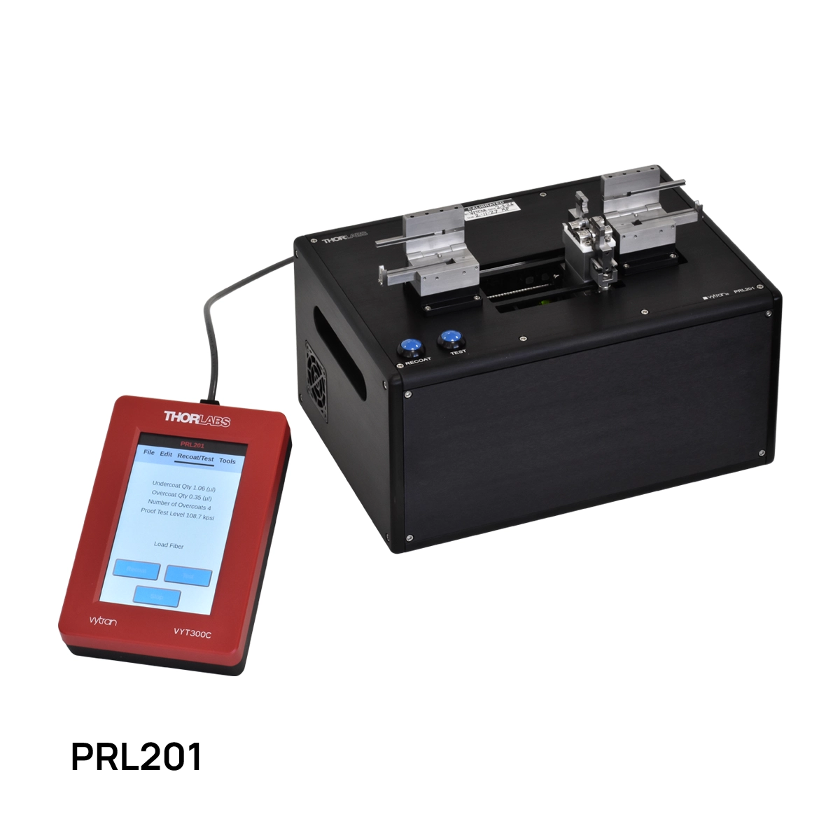 Thorlabs · Vytran® Polyimide Fiber Recoater with Linear Proof Tester