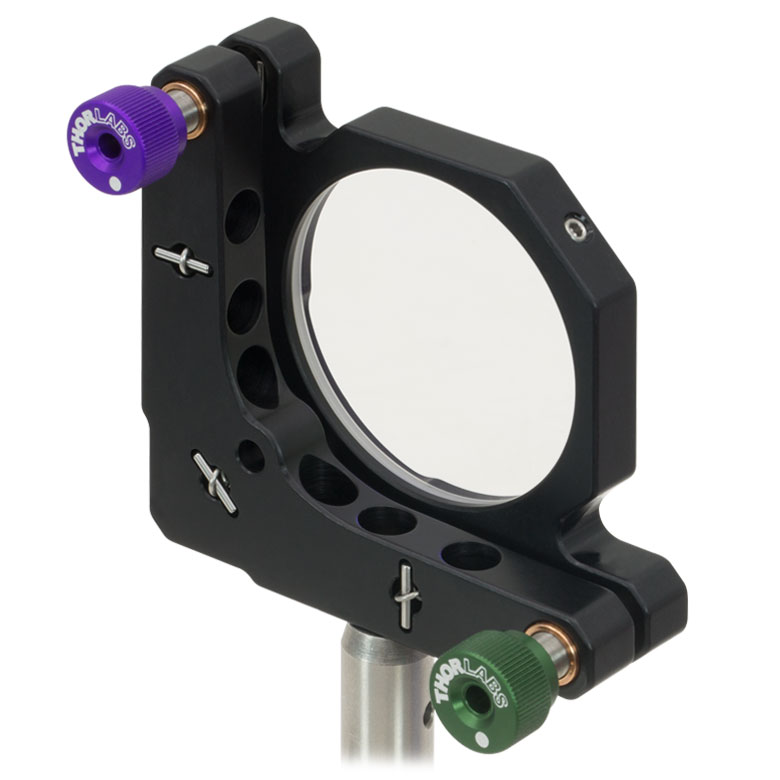 Thorlabs · Kinematic Mirror Mounts with Two Adjusters