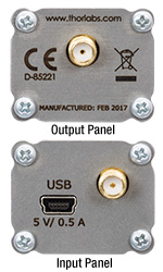 Thorlabs · High-Speed Voltage Buffer, SMA Feedthrough