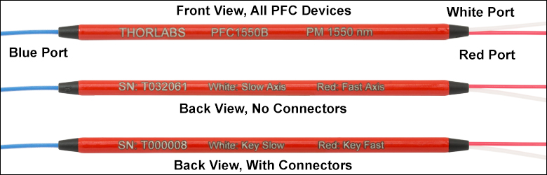 Fused Fiber Polarization Combiners/Splitters, 3 PM Ports