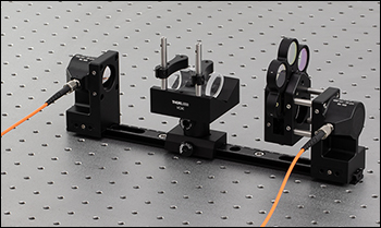 Thorlabs · Fiber-to-Fiber Couplers with Adjustable Path Length