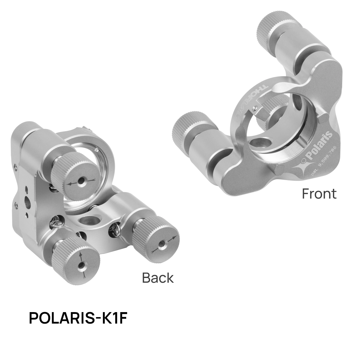 Thorlabs · Polaris® Low-Distortion Kinematic Mirror Mounts for Ø1