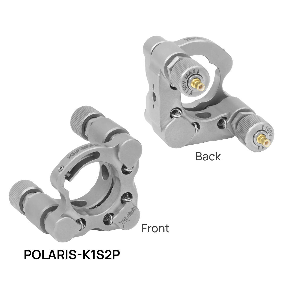 Thorlabs · Polaris® Kinematic Mirror Mounts with Piezoelectric
