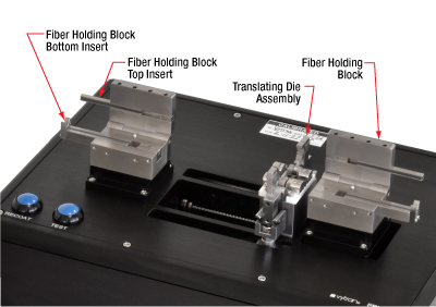 Thorlabs · Vytran® Polyimide Fiber Recoater with Linear Proof Tester