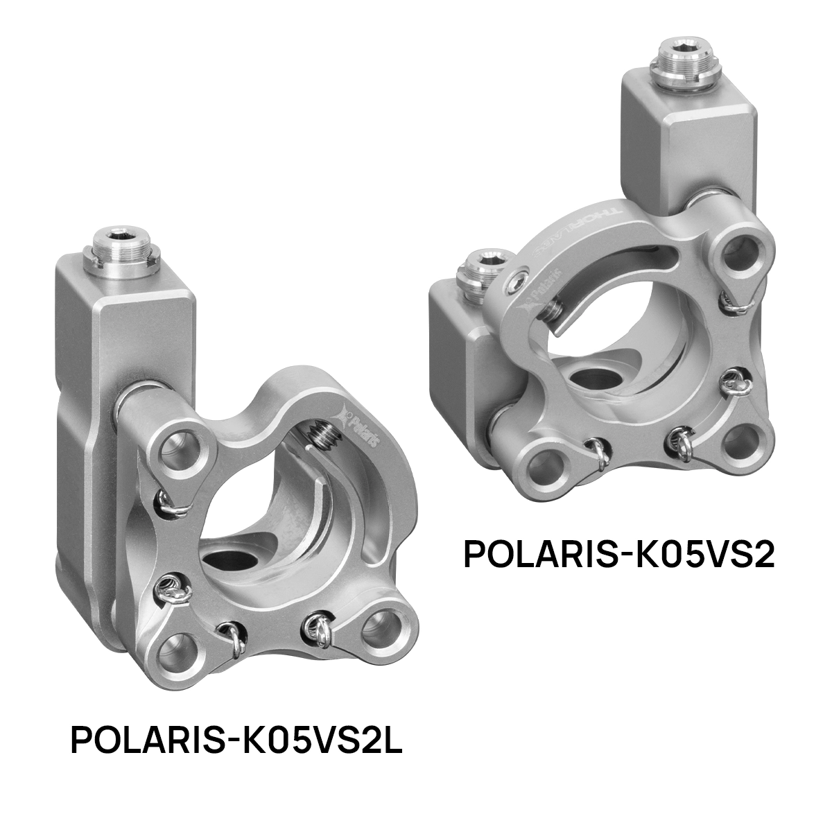 Polaris® Kinematic Mirror Mounts with Vertical-Drive Adjusters