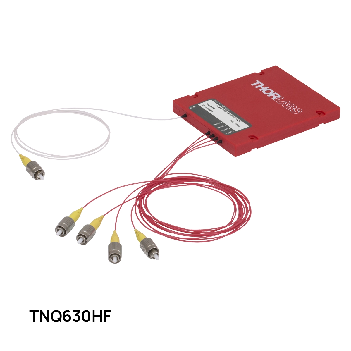 1x4 Single Mode Fiber Optic Couplers · ソーラボジャパン (Thorlabs)