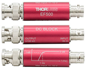 Thorlabs · DC Block Electrical Filters, Coaxial