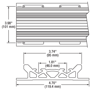 Thorlabs · 95 mm Optical Construction Rails