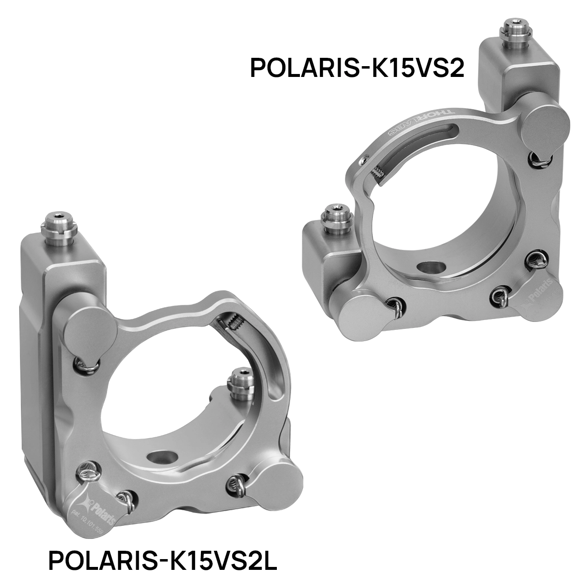 Polaris® Kinematic Mirror Mounts with Vertical-Drive Adjusters
