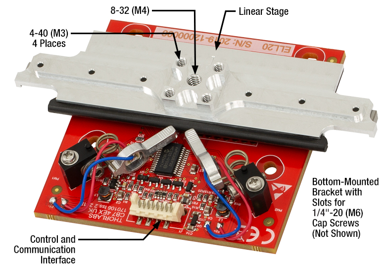 Arduino Linear Stage Thorlabs · 60 mm Linear Translation Stage with Resonant Piezoelectric ...