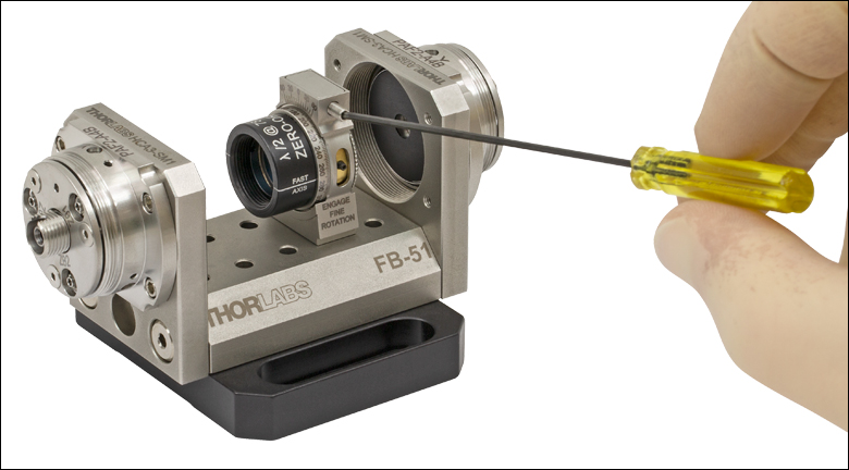 Thorlabs · FiberBench Optic Mounts & Wall Plates