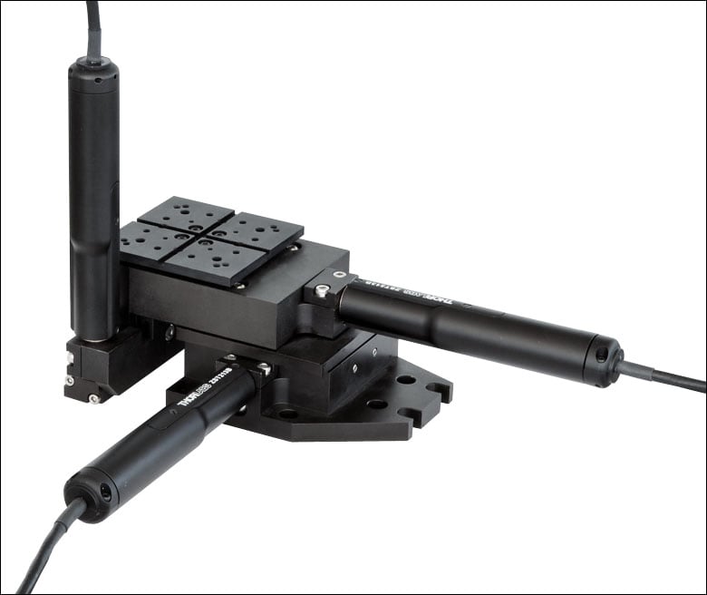 Thorlabs · 電動アクチュエーター、移動量12 mmまたは13 mm