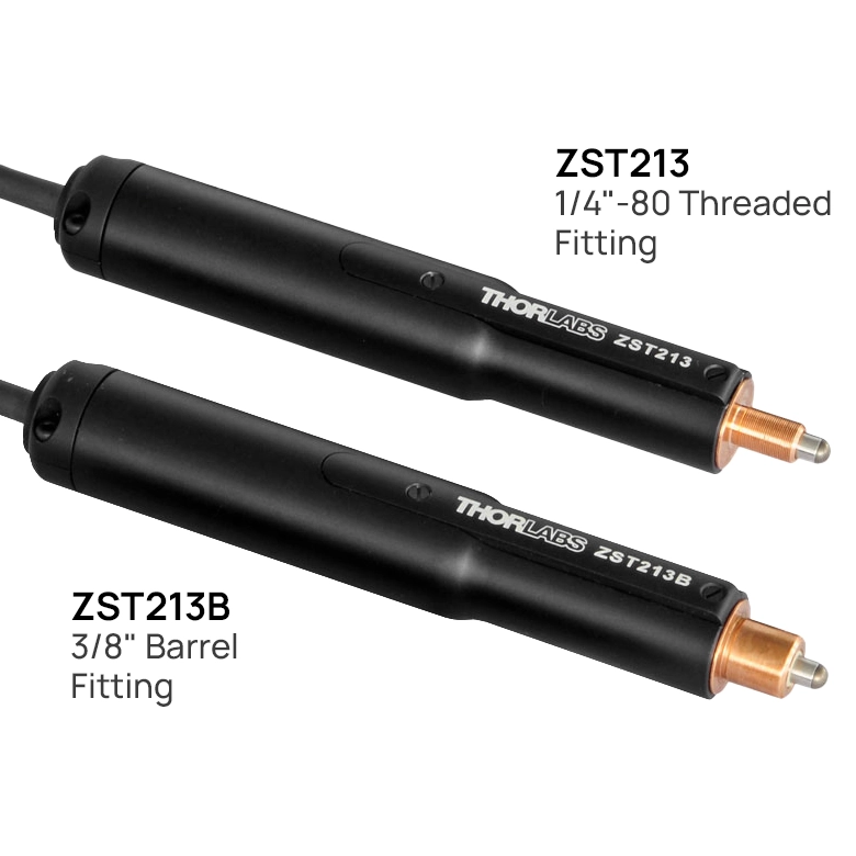 Thorlabs · 電動アクチュエーター、移動量12 mmまたは13 mm