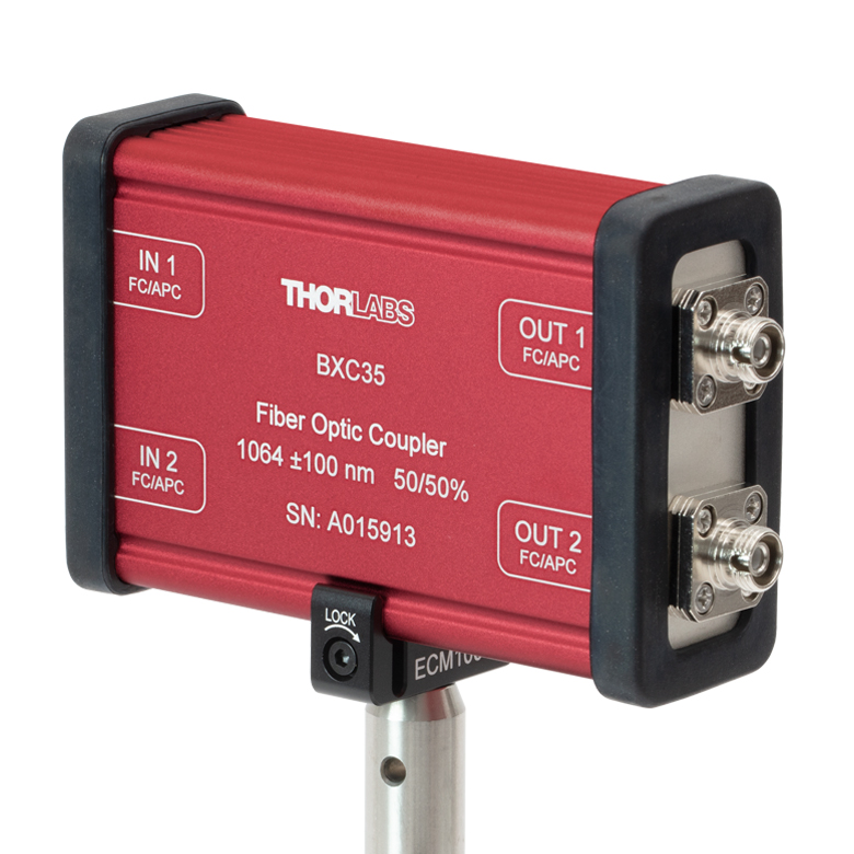 Thorlabs · 2×2溶融型シングルモード光ファイバーカプラー(タップ