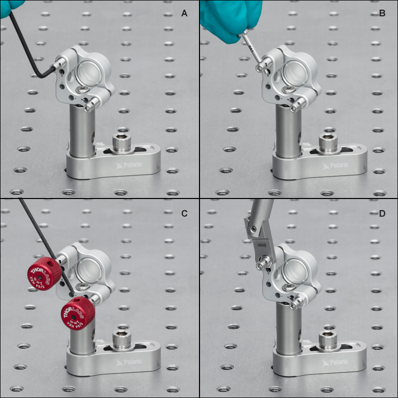 Thorlabs · Polaris®KA SM05-Threaded Mounts for Ø1/2