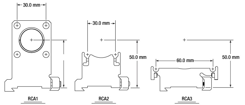 Thorlabs · Cage System Mounts for 66 mm Rails