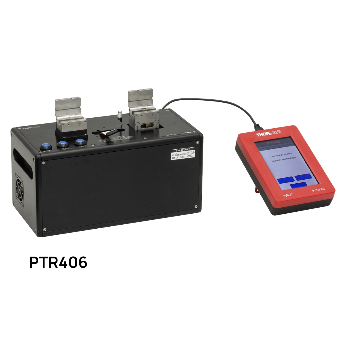 Thorlabs · Vytran® Fiber Recoaters with UV LEDs and Proof Testers