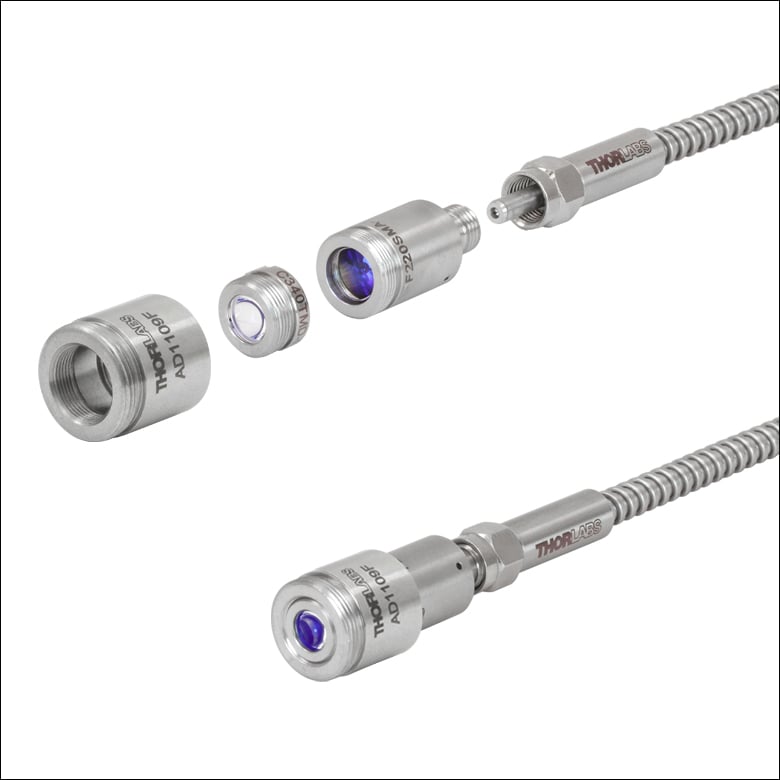Fixed Focus Collimation Packages: SMA905 Connectors · ソーラボ