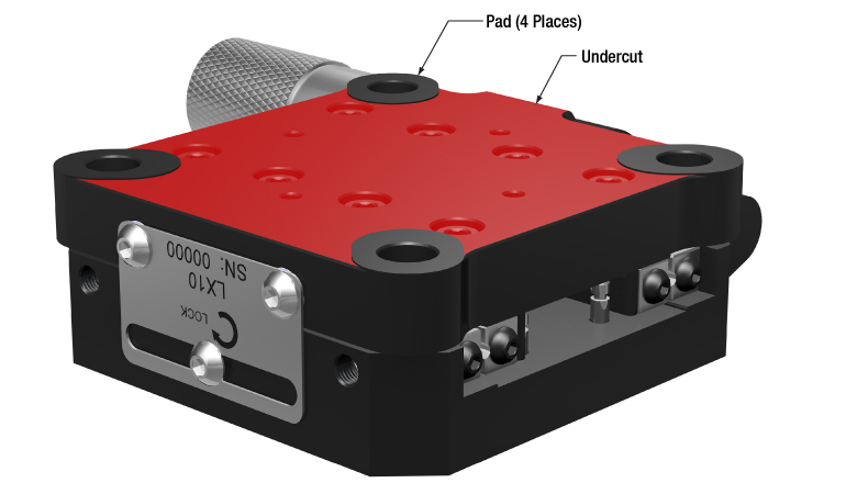 Thorlabs · 通过找到底切来确定光学底座的下表面