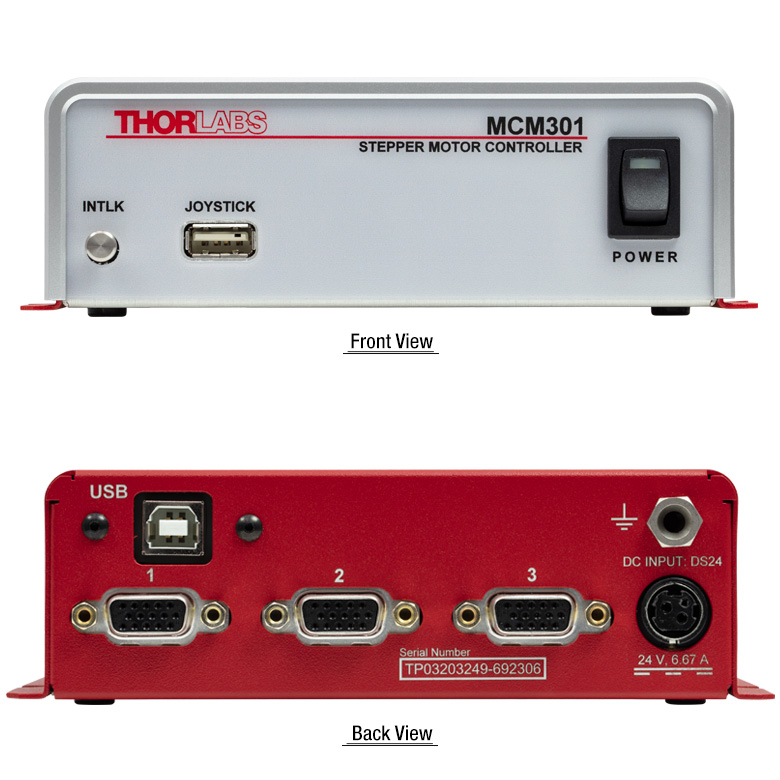 Thorlabs · Compact Stepper Motor Controller for Cerna Components