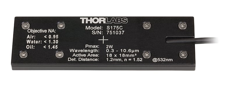 Microscope Power Sensor Thorlabs · Thermal Power Sensors (C-Series)