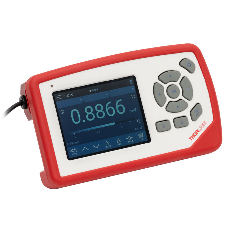 Thorlabs · Microscope Slide Power Meter Sensor Heads
