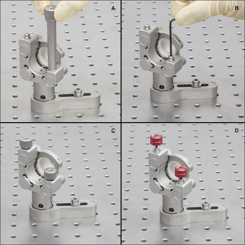 Polaris® Kinematic Mirror Mounts with Vertical-Drive Adjusters