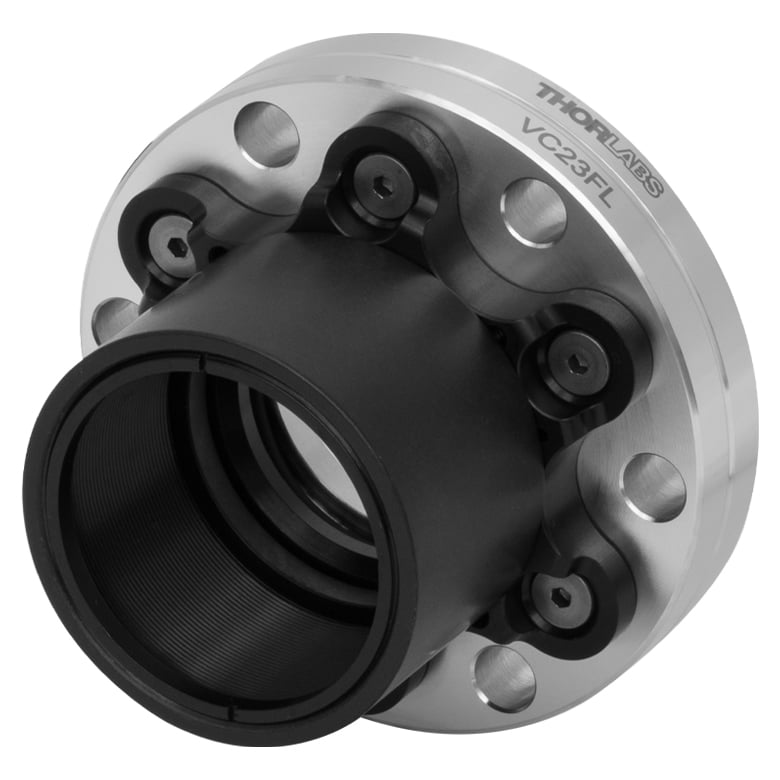 UHV 2,75″ CF TEE Viewport HUB – DN40CF – Borosilikatglas – Conflat – Gebraucht, Geprüfte Dichtflächen